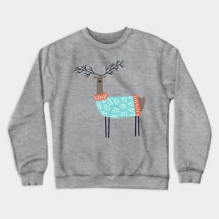 Winter Reindeer Crewneck Sweatshirt